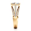 Thumbnail Image 3 of J'Lure Lab-Grown Diamond Carre Step-Cut Engagement Ring 1-3/8 ct tw 18K Yellow Gold