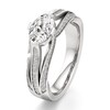 Thumbnail Image 4 of J'Lure Lab-Grown Diamond Oval Step-Cut Engagement Ring 1-3/8 ct tw 18K White Gold