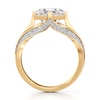 Thumbnail Image 2 of J'Lure Lab-Grown Diamond Square-Emerald Step-Cut Engagement Ring 3-1/2 ct tw 18K Yellow Gold