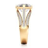 Thumbnail Image 3 of J'Lure Lab-Grown Diamond Square-Emerald Step-Cut Engagement Ring 3-1/2 ct tw 18K Yellow Gold