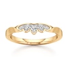 Thumbnail Image 1 of J'Lure Lab-Grown Diamond Scalloped Wedding Band 1/5 ct tw 18K Yellow Gold