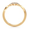 Thumbnail Image 2 of J'Lure Lab-Grown Diamond Scalloped Wedding Band 1/5 ct tw 18K Yellow Gold