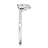 Thumbnail Image 3 of J'Lure Leaf Step-Cut Lab-Grown Diamond Contour Wedding Band 3/8 ct tw 18K White Gold