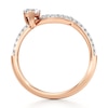 Thumbnail Image 2 of J'Lure Heart Brilliant-Cut Lab-Grown Diamond Contour Wedding Band 3/8 ct tw 18K Rose Gold