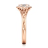 Thumbnail Image 3 of J'Lure Hexagon Brilliant-Cut Lab-Created Diamond Engagement Ring 2-1/6 ct tw 18K Rose Gold