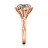 Thumbnail Image 3 of J'Lure Hexagon Step-Cut Lab-Grown Diamond Engagement Ring 3-5/8 ct tw 18K Rose Gold