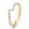 Thumbnail Image 4 of J'Lure Lab-Grown Diamond Contour Wedding Band 1/3 ct tw 18K Yellow Gold