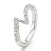 Thumbnail Image 4 of J'Lure Lab-Grown Diamond Contour Wedding Band 3/8 ct tw 18K White Gold