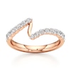 Thumbnail Image 1 of J'Lure Lab-Grown Diamond Contour Wedding Band 1/2 ct tw 18K Rose Gold