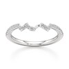 Thumbnail Image 1 of J'Lure Lab-Grown Diamond Angled Contour Wedding Band 1/6 ct tw 18K White Gold