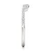 Thumbnail Image 3 of J'Lure Lab-Grown Diamond Angled Contour Wedding Band 1/6 ct tw 18K White Gold