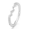 Thumbnail Image 4 of J'Lure Lab-Grown Diamond Angled Contour Wedding Band 1/6 ct tw 18K White Gold