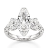 Thumbnail Image 1 of J'Lure Moval Old-Cut Lab-Grown Diamond Engagement Ring 5-1/3 ct tw 18K White Gold