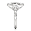 Thumbnail Image 3 of J'Lure Moval Old-Cut Lab-Grown Diamond Engagement Ring 5-1/3 ct tw 18K White Gold
