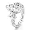 Thumbnail Image 4 of J'Lure Moval Old-Cut Lab-Grown Diamond Engagement Ring 5-1/3 ct tw 18K White Gold