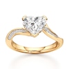 Thumbnail Image 1 of J'Lure Heart Brilliant-Cut Lab-Grown Diamond Bypass Engagement Ring 2-1/6 ct tw 18K Yellow Gold