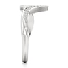 Thumbnail Image 3 of J'Lure Lab-Grown Diamond Contour Wedding Band 1/5 ct tw 18K White Gold