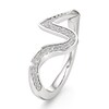 Thumbnail Image 4 of J'Lure Lab-Grown Diamond Contour Wedding Band 1/5 ct tw 18K White Gold