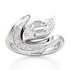 Thumbnail Image 1 of J'Lure Leaf Step-Cut Lab-Grown Diamond Engagement Ring 2 ct tw 18K White Gold