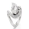 Thumbnail Image 4 of J'Lure Leaf Step-Cut Lab-Grown Diamond Engagement Ring 2 ct tw 18K White Gold