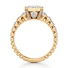 Thumbnail Image 2 of J'Lure Imperial-Emerald Step-Cut Lab-Grown Diamond Engagement Ring 3-1/2 ct tw 18K Yellow Gold