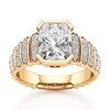 Thumbnail Image 1 of J'Lure Radiant Brilliant-Cut Lab-Grown Diamond Engagement Ring 3-1/2 ct tw 18K Yellow Gold