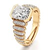 Thumbnail Image 4 of J'Lure Radiant Brilliant-Cut Lab-Grown Diamond Engagement Ring 3-1/2 ct tw 18K Yellow Gold