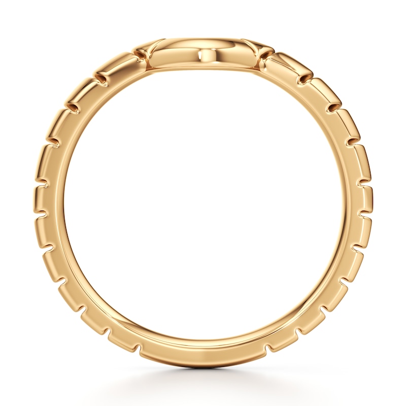 Main Image 2 of J'Lure Contour Wedding Band 18K Yellow Gold
