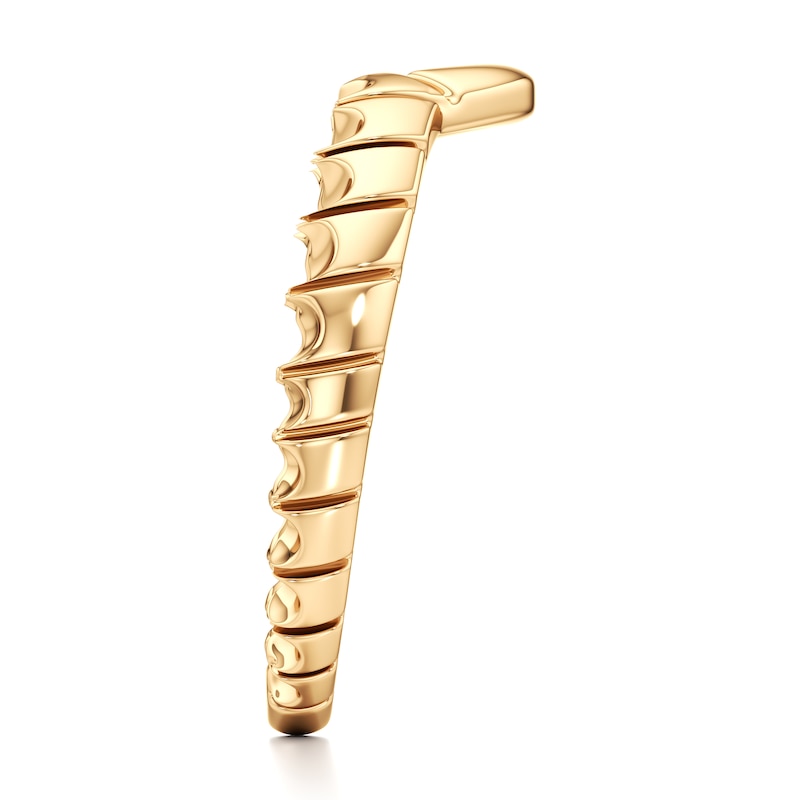 Main Image 3 of J'Lure Contour Wedding Band 18K Yellow Gold