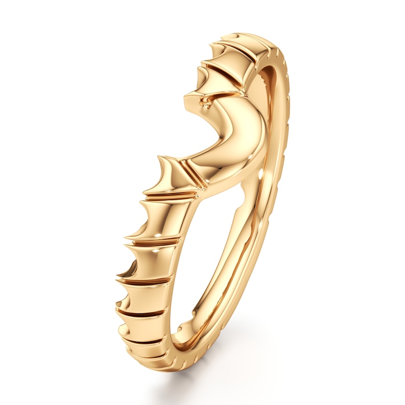 Main Image 4 of J'Lure Contour Wedding Band 18K Yellow Gold