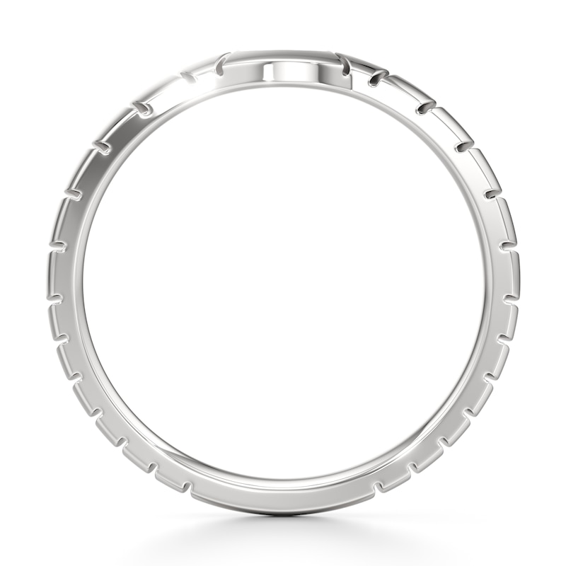 Main Image 2 of J'Lure Contour Wedding Band 18K White Gold