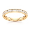 Thumbnail Image 1 of J'Lure Baguette & Round-Cut Lab-Created Diamond Wedding Band 3/8 ct tw 18K Yellow Gold