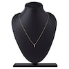 Thumbnail Image 5 of Lab-Grown Diamond Graduated Three-Stone Drop Necklace 1/4 ct tw 14K Yellow Gold 18"