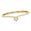 Thumbnail Image 1 of Unspoken Diamond Solitaire Bangle Bracelet 1/2 ct tw 14K Yellow Gold 7" (I1/I)
