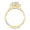 Thumbnail Image 4 of Pnina Tornai Pear-Shaped Lab-Grown Diamond Halo Engagement Ring 2-1/2 ct tw 14K Yellow Gold