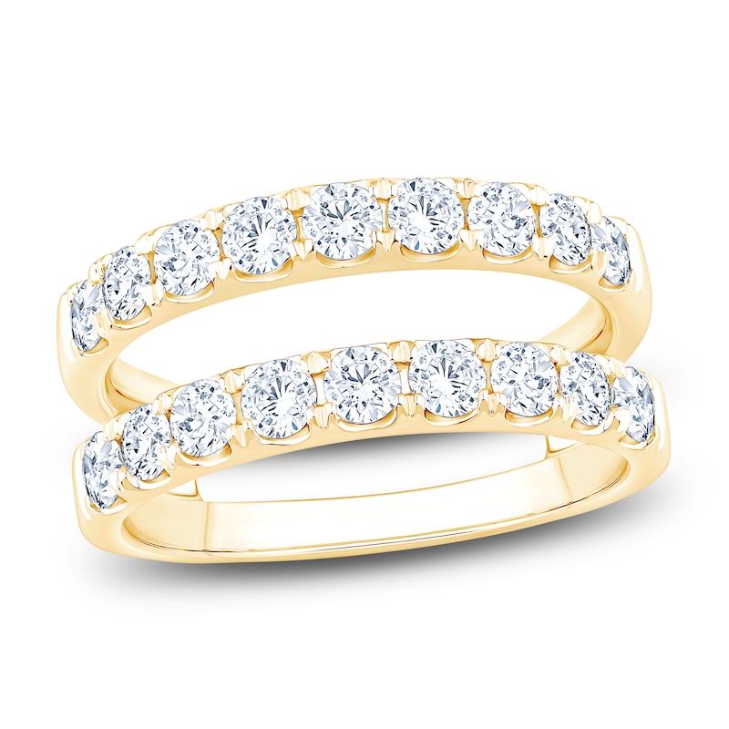 Main Image 1 of Lab-Grown Diamond Enhancer Ring 1-1/2 ct tw 14K Yellow Gold