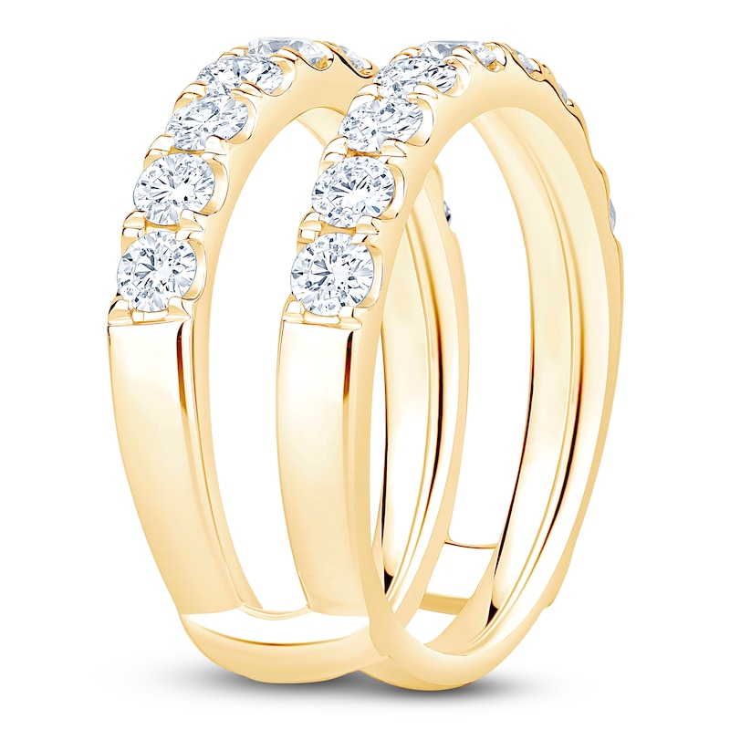Main Image 2 of Lab-Grown Diamond Enhancer Ring 1-1/2 ct tw 14K Yellow Gold