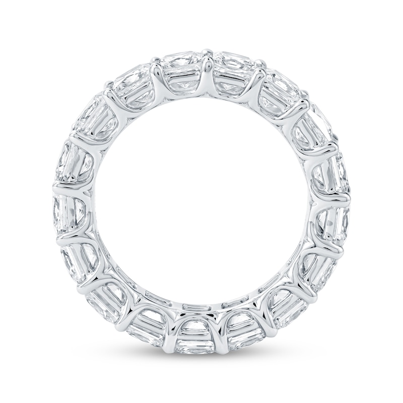 Main Image 3 of Princess-Cut Lab-Grown Diamond Eternity Band 6-3/4 - 8-5/8 ct tw Platinum