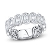 Thumbnail Image 1 of Shy Creation Baguette & Round-Cut Multi-Diamond Ring 3/8 ct tw 14K White Gold SC55027027