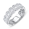 Thumbnail Image 2 of Shy Creation Baguette & Round-Cut Multi-Diamond Ring 3/8 ct tw 14K White Gold SC55027027