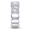 Thumbnail Image 3 of Shy Creation Baguette & Round-Cut Multi-Diamond Ring 3/8 ct tw 14K White Gold SC55027027