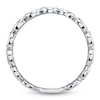 Thumbnail Image 4 of Shy Creation Baguette & Round-Cut Multi-Diamond Ring 3/8 ct tw 14K White Gold SC55027027