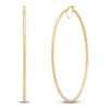 Thumbnail Image 2 of Diamond-Cut Hoop Earrings 10K Yellow Gold 60mm