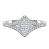 Thumbnail Image 3 of Multi-Diamond Marquise Halo Promise Ring 1/4 ct tw 10K White Gold
