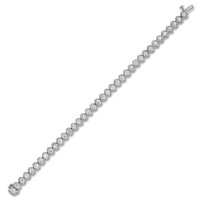 Main Image 2 of Jared Signature Diamond Tennis Bracelet 7 ct tw 14K White Gold 7"