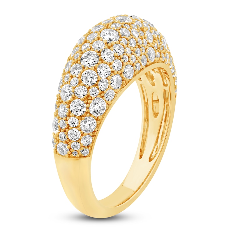 Main Image 2 of Diamond Pavé Dome Ring 2 ct tw 14K Yellow Gold