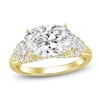 Thumbnail Image 1 of Oval-Cut Lab-Grown Diamond East-West Engagement Ring 3-3/4 ct tw 14K Yellow Gold