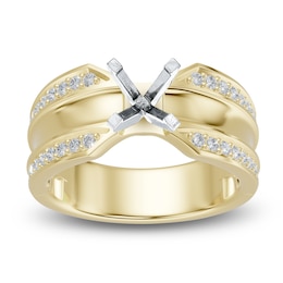 Certified Diamond Engagement Ring Setting 1/3 ct tw 14K Yellow Gold