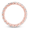 Thumbnail Image 4 of Lab-Grown Diamond Eternity Band 1-5/8 ct tw 14K Rose Gold