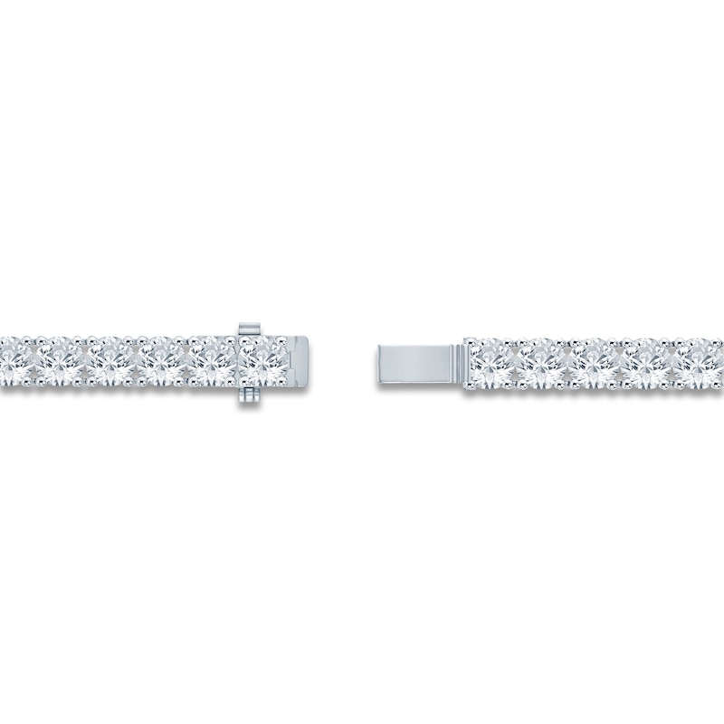 Main Image 3 of Jared Signature Collection Lab-Grown Diamond Tennis Bracelet 12 ct tw 14K White Gold 7"